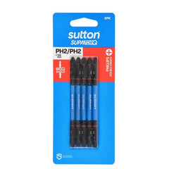 Sutton Tools - 100mm Screwdriver Bit S201 Supatorq Phillips Ph2 D/end 5Pk | S201H05E02