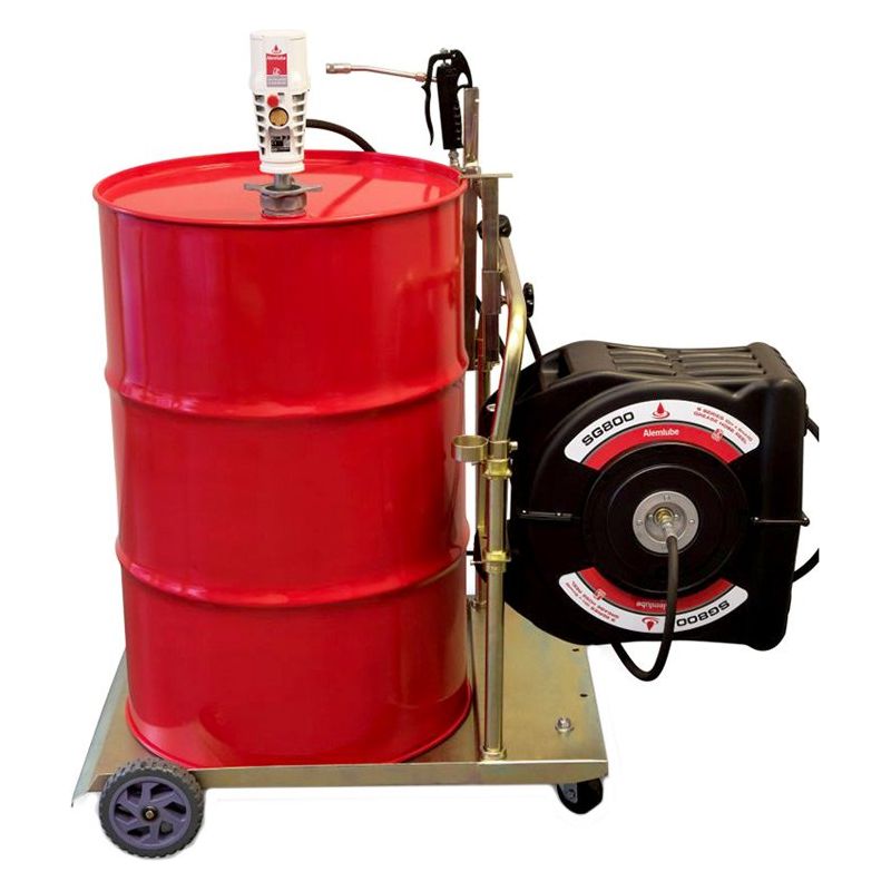 Alemlube - 180Kg Grease Kit With Hose Reel | 223003