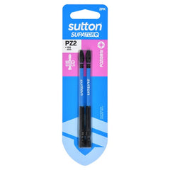 Sutton Tools - 100mm Screwdriver Bit S202 Supatorq Pozidriv Pz2 2Pk | S202H02E02