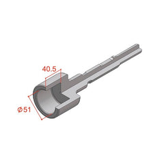 Action 50x200mm 30mm Hex Shank Spike Driver