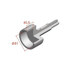 Action - 80 x 200mm 30mm Hex Shank Star Picket Driver | 22619200