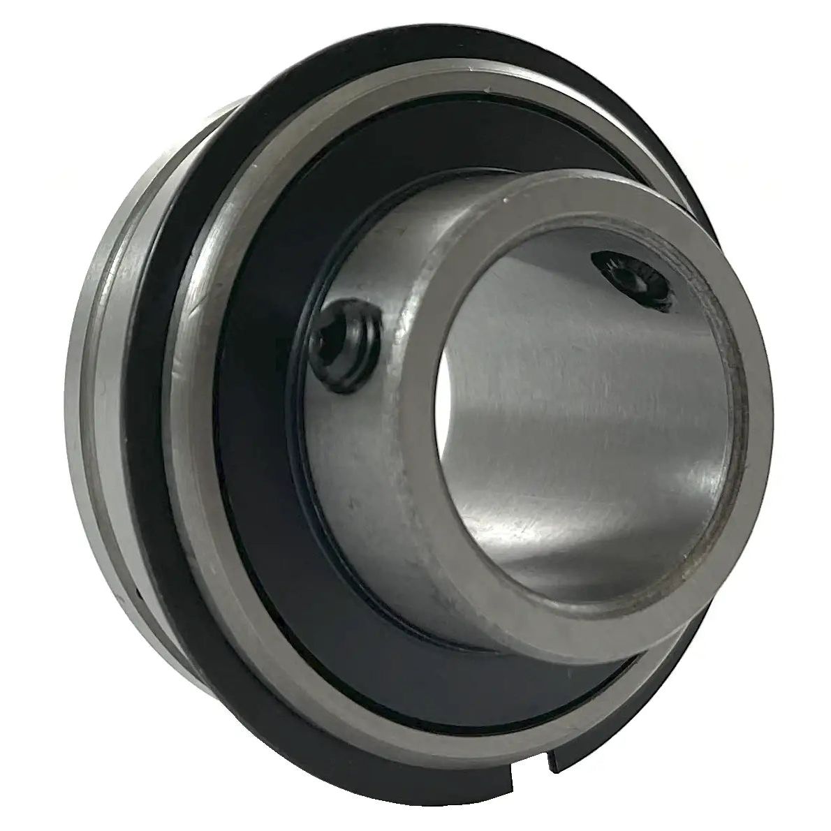 Bearing insert with snap ring