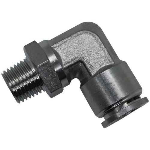 IFS - 8mmx1/2 Stainless Steel Push-In Male Elbow | 23-M005-0808