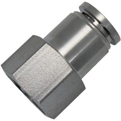 IFS - 6mmx1/8 Stainless Steel Push-In Female Connector | 23-M010-0602