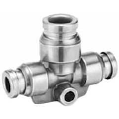 IFS - 8mmx10mm Stainless Steel Reducing Push-In Tee Union | 23-M014R-0810