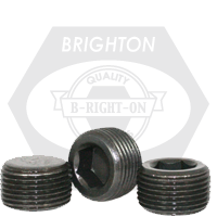 Brighton Best - 2"-11 1/2 - IMPERIAL TAPER PRESSURE PLUGS ALLOY DRY-SEAL 3/4" TAPER BLACK OXIDE | 231028
