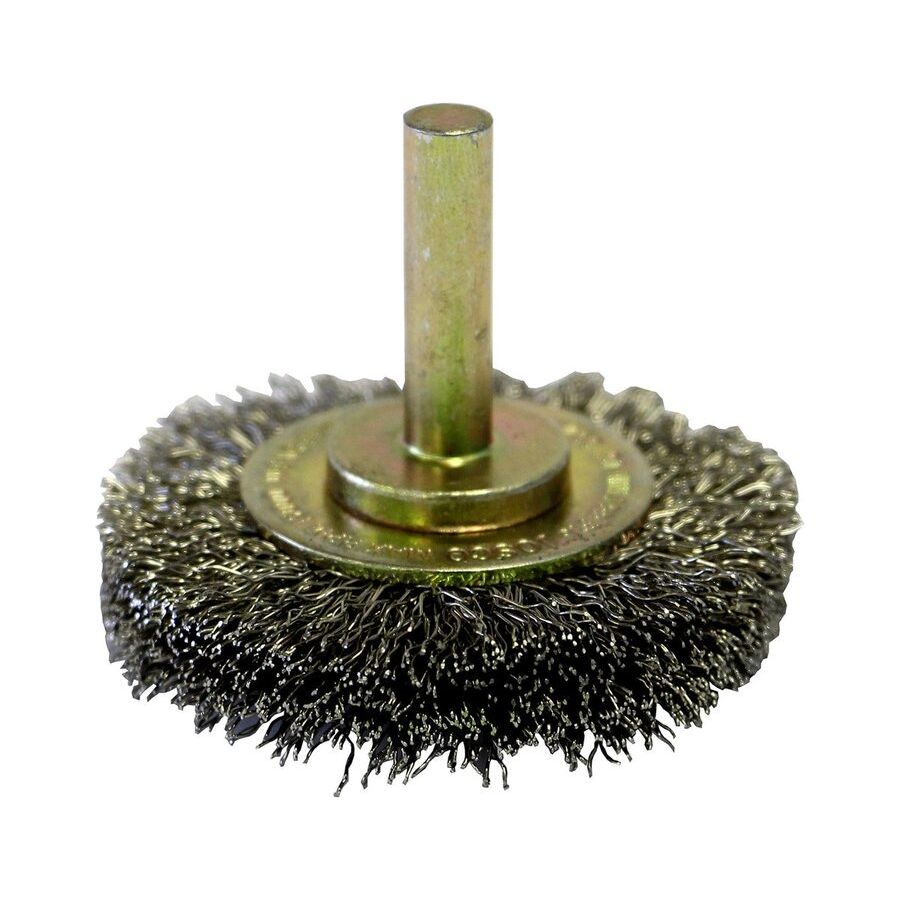 Josco - Brush Wheel CR HS 50 x 8 - 6.3 Spindle 0.25  Stainless 316 | 234SS