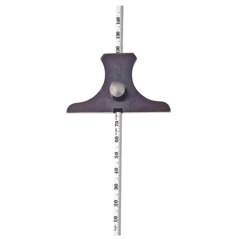Starrett - Steel Rule Depth Gage 0-150mm Range Mm/1/2mm | 237M