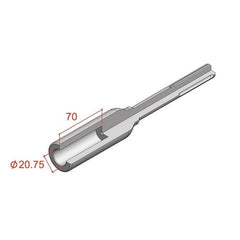 Action - 3/4" 250mm SDS Max Ground Rod Driver | 23924250