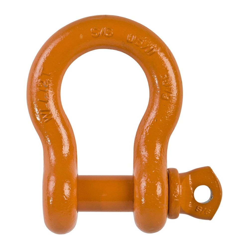 Beaver - Shackle Bow Grade S Orange 32x35mm WLL 12.0T | 242332M