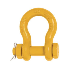 Beaver - Shackle Safety Bow Gr S 16x19mm WLL 3.2T Coded - Yellow | 244316M