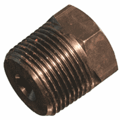 IFS - #64BS 2" NPT Black Steel PSI Hex Plug | 79-264-32