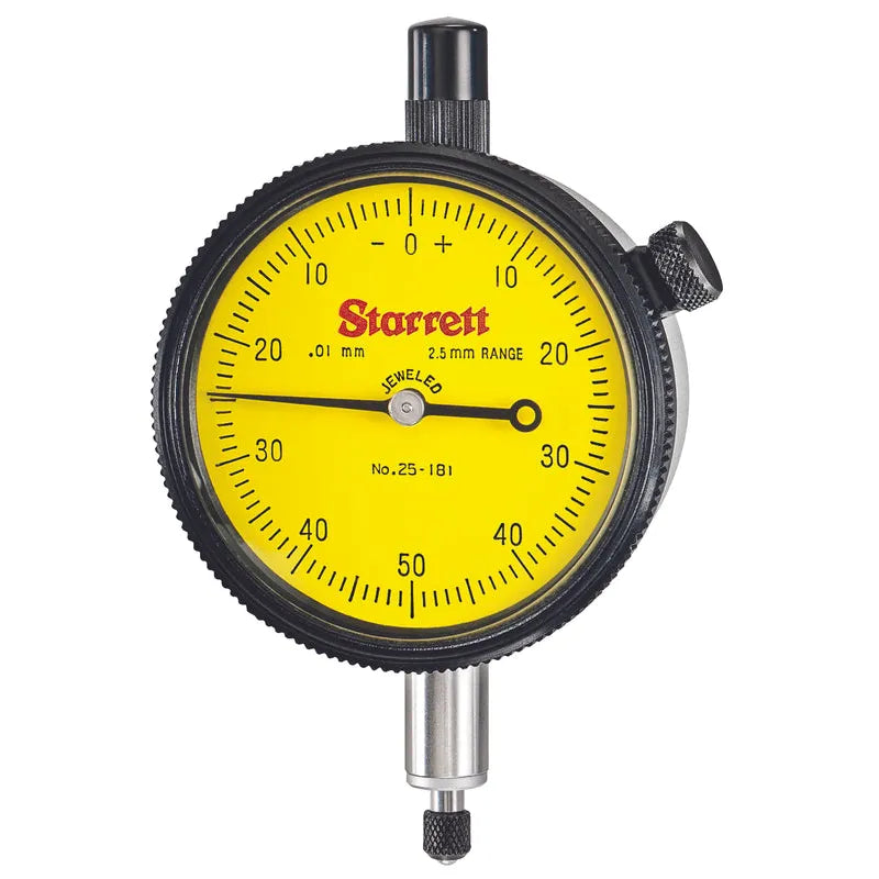 Starrett - Dial Ind. Jewelled 2 1/4in 2.5mm Range 0.01mm Grad | 25-181J