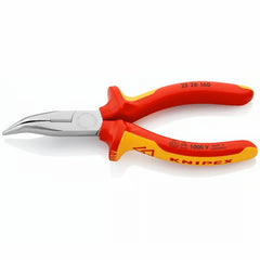 Knipex - 1000V Snipe Nose Pliers Bent 160mm | 2526160