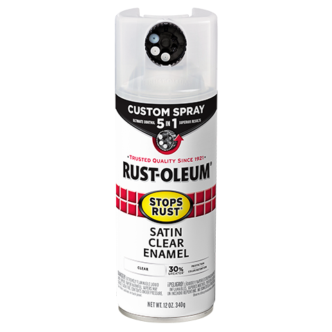 Rust-Oleum - Custom Spray 5 In 1 Flat Black Spray 340g