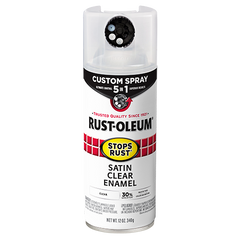 Rust-Oleum - Custom Spray 5 In 1 Flat Black Spray 340g