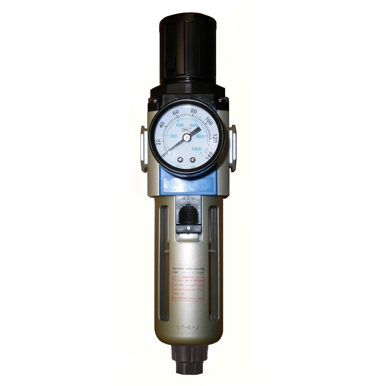 IFS - 3/8 BSP Filter Regulator. 5u. Semi Auto Drain | 26-GFR300-06