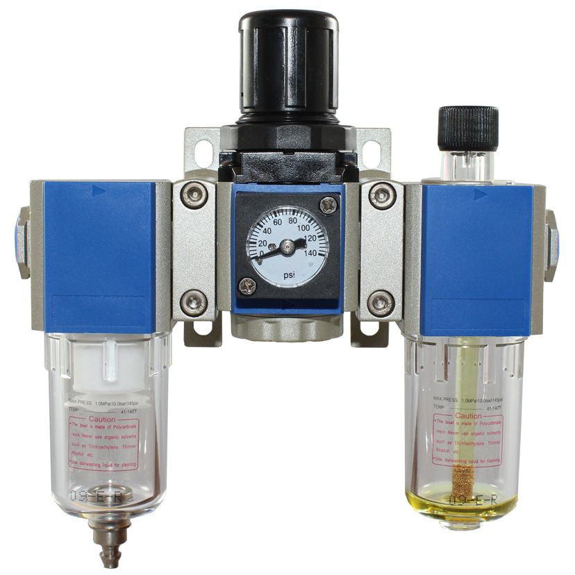 IFS - 1/4 BSP Mini Filter + Regulator + Lubricator | 26-GMB200-04