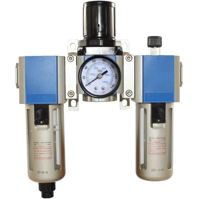 IFS - 1/2 BSP Filter + Regulator + Lubricator. 400 Series | 26-GMB400-08