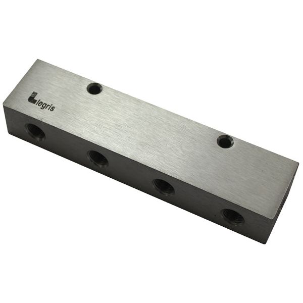 IFS - 8 Port Aluminium Manifold. Double Sided. 3/8x1/4 (4+4) | 26-MAD0604-8