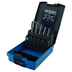 PFERD - 5pc Burr Set 1/4" Shank - Tungsten Carbide - Cut TOUGH | 26006171 1