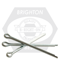Brighton Best - 1/4"x4" - COTTER PINS, EXTENDED PRONG SQUARE CUT, ZINC CR+3 | 260592