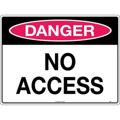 Uniform Safety Signs - 300x225mm - Metal - Danger No Access | 266MM