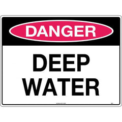 Uniform Safety Signs - 140x120mm - Self Adhesive - Pkt of 4 - Danger Authorised Personnel Only | 267SA