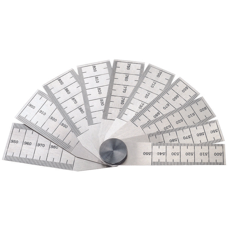 Starrett - Taper Gage .500-1in Range 2 3/4in Length 10 Leaves | 269B