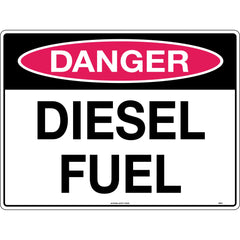 Uniform Safety Signs - 450x300mm - Poly - Danger Diesel Fuel | 269LSP