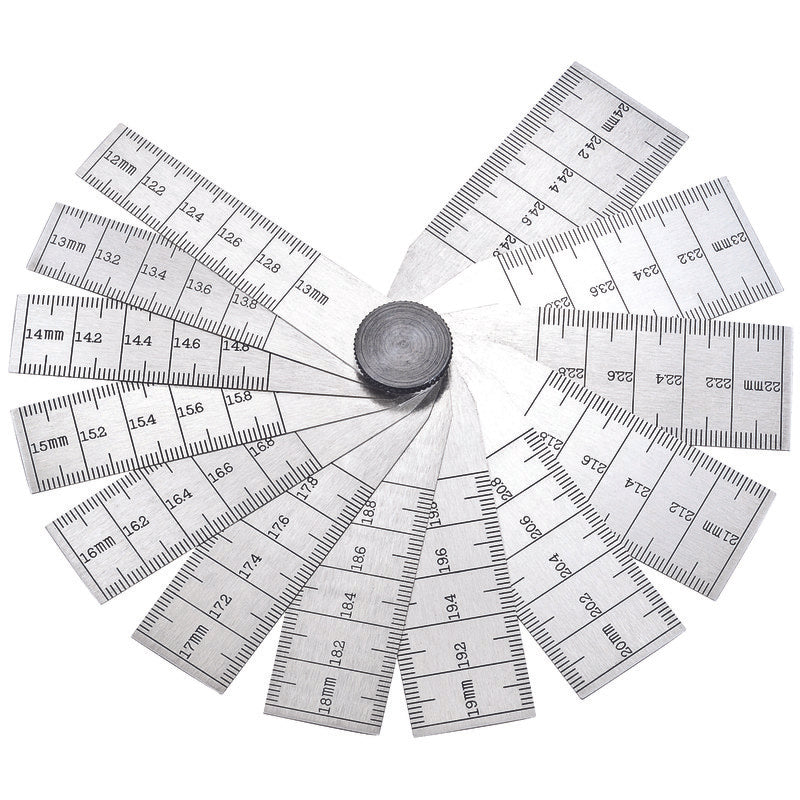 Starrett - Taper Gage 12-25mm Range 70mm Length 13 Leaves | 269MB