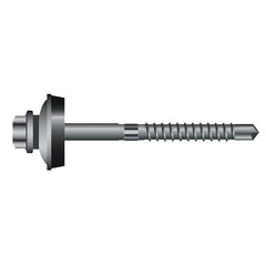 Bremick - Hex Head Self Drilling Screw Class 4 with Bonded Aluminium Washer 14-14 x 125mm – Night Sky (Box of 150)
