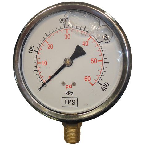 IFS - 100mm -100 To 150 KPA 3/8 Bot Ent L/fill S/S Case | 27-CL10B6-0015