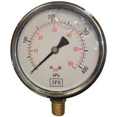 IFS - 100mm -100 To 150 KPA 3/8 Bot Ent L/fill S/S Case | 27-CL10B6-0015