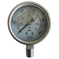 IFS - 63mm 8000KPA 1/4 NPT LM All S/S L/F Gauge | 27-SL06B4N-080