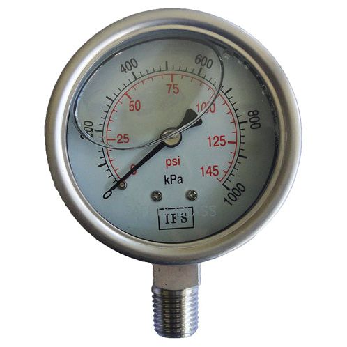 IFS - 63mm 1000KPA 1/4 LM All S/S L/F Gauge | 27-SL06B4N-010