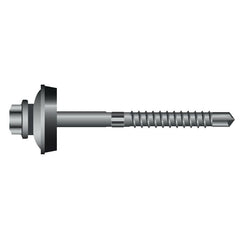 Bremick - Hex Head Self Drilling Screw Class 4 Region D 14-14 x 175mm – Ironstone (Box of 50)