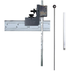 Starrett - Height and Depth Gage Set: Clamp Block Scriber Rule Rod | 289C