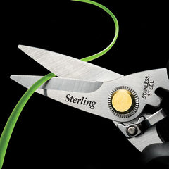 STERLING 185mm Black Panther Industrial Snips: Round Points | 29-704