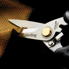 STERLING 185mm Black Panther Industrial Snips: Round Points | 29-704