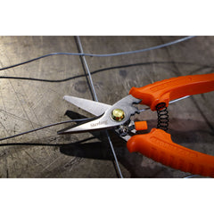 STERLING 200mm Black Panther Gen II: Round Tip Industrial Snips | Safety Orange OPP Bag | 29-705B