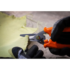 Sterling - 200mm Black Panther Gen II: Round Tip Industrial Snips Safety Orange OPP Bag | 29-705B