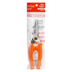 STERLING 200mm Black Panther Gen II: Round Tip Industrial Snips | Safety Orange OPP Bag | 29-705B