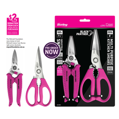 Sterling - 185mm Black Panther Pink Industrial Snips / 205mm Industrial Scissors | 29-721PC1