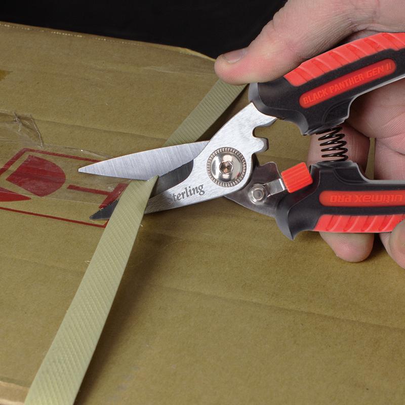 STERLING 185mm Ultimax Pro Black Panther Gen II: Round Tip Industrial Snips | 29-724