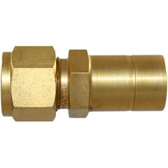 IFS - #72AB 1/8x1/4 Brass Increasing Tube Adapter | 29-B072A-0204