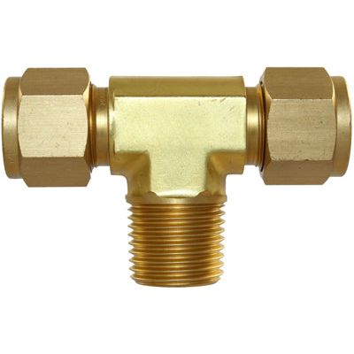 IFS - #12B 1/4x1/4 NPT Brass Male Branch Tee | 29-B212-0404