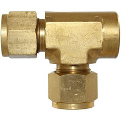 IFS - #13FB 1/4x1/4 NPT Brass Female Run Tee | 29-B213F-0404