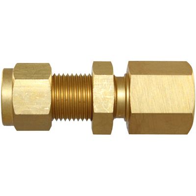 IFS - #31FB 3/8x1/4 NPT Brass Female Bulkhead Connector | 29-B231F-0604