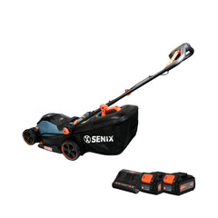 Senix - 2X2 36V 38cm (15") Lawn Mower Kit | LPPX2-M4-EU